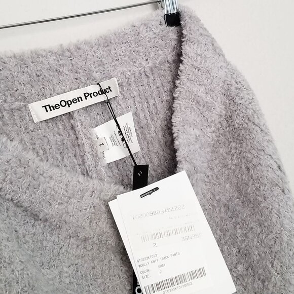 NEW TheOpen Product OPEN YY Woolly Knit Track Pants Gray Jogger $269 Ssense NWT - Picture 10 of 16